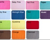 FITTED CRIB SHEET - Custom Minky Dot Fitted Crib Sheet, You Pick the Color, Cuddly Soft Baby Bedding