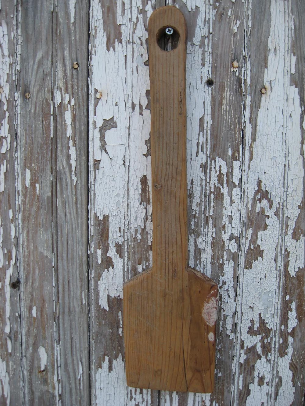 ANTIQUE WOOD SPATULA