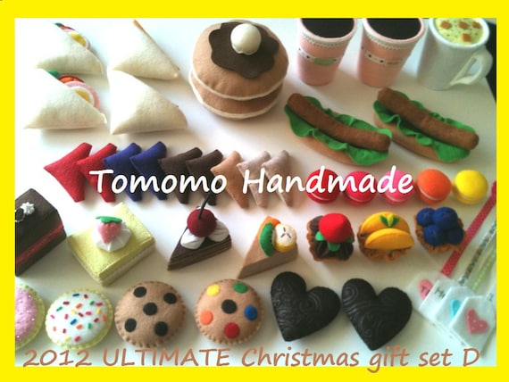 ETSY Pretend food - Play food - Felt food ULTIMATE Birthday gift set