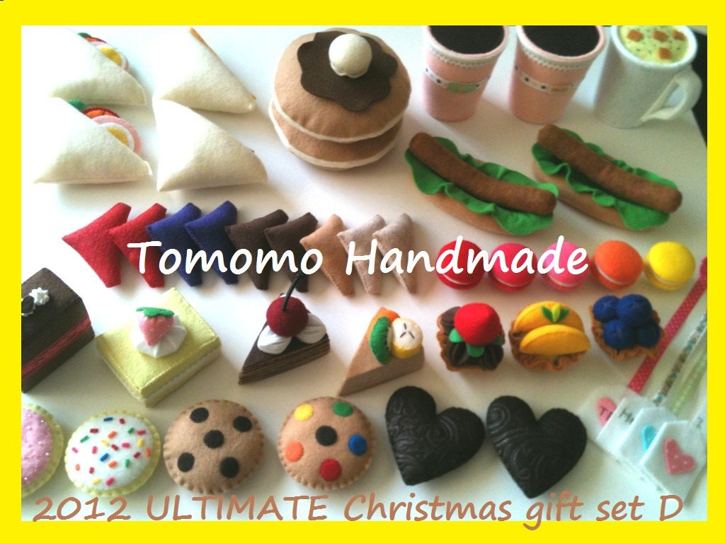 ETSY Pretend food - Play food - Felt food ULTIMATE Birthday gift set