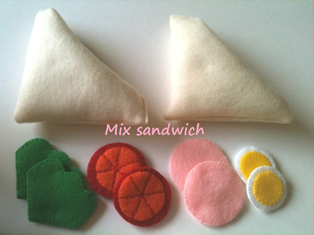 ETSY Pretend food - Play food - Felt food ULTIMATE Birthday gift set