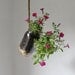 Hanging Mason Jar Planter with drainage - Upcycled home & garden decor - Quart Sized Ball Jar herb and flower planter - BootsNGus design