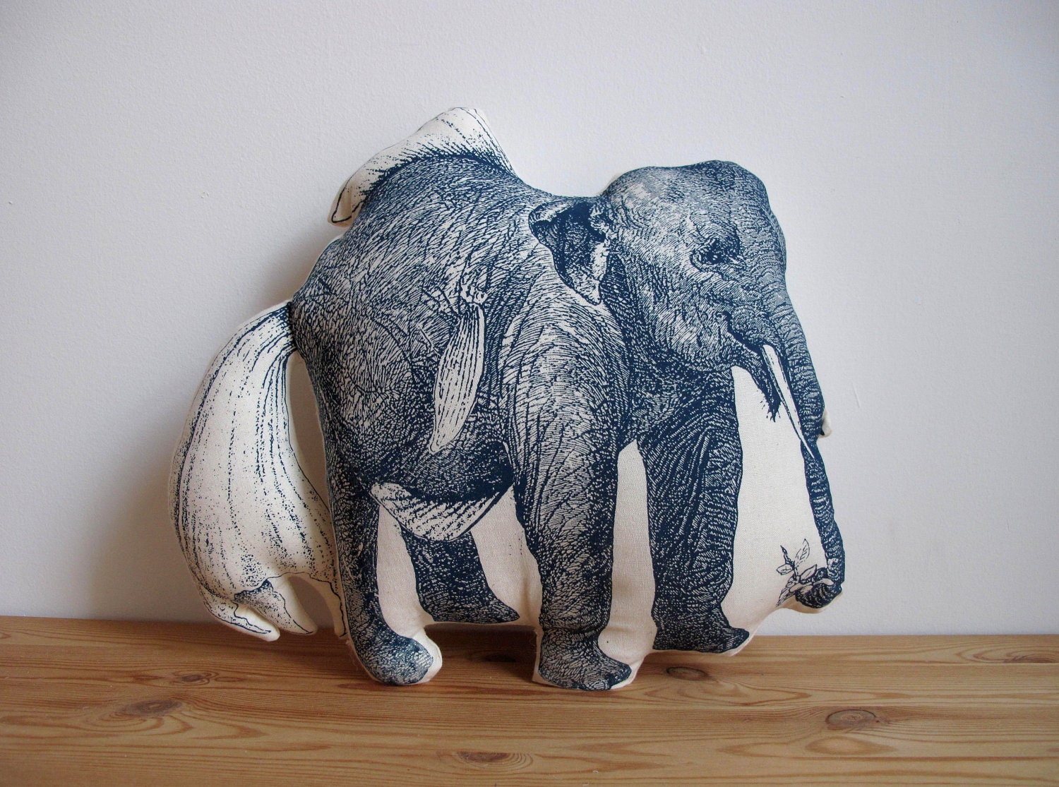 SALE - Plush Elephant/Goldfish Pillow