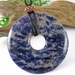 Lotus Nursing Necklace - 50mm Sodalite Breastfeeding Necklace