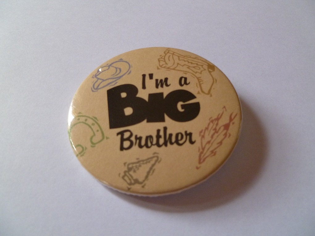 I'm a Big Brother Pin-Back Button
