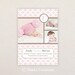 Girls Photo Birth Announcement. I Customize, You Print.