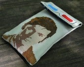 The 10th Doctor and Tardis Phone/Electronics Case Cross Stitch and Sewing Pattern PDF