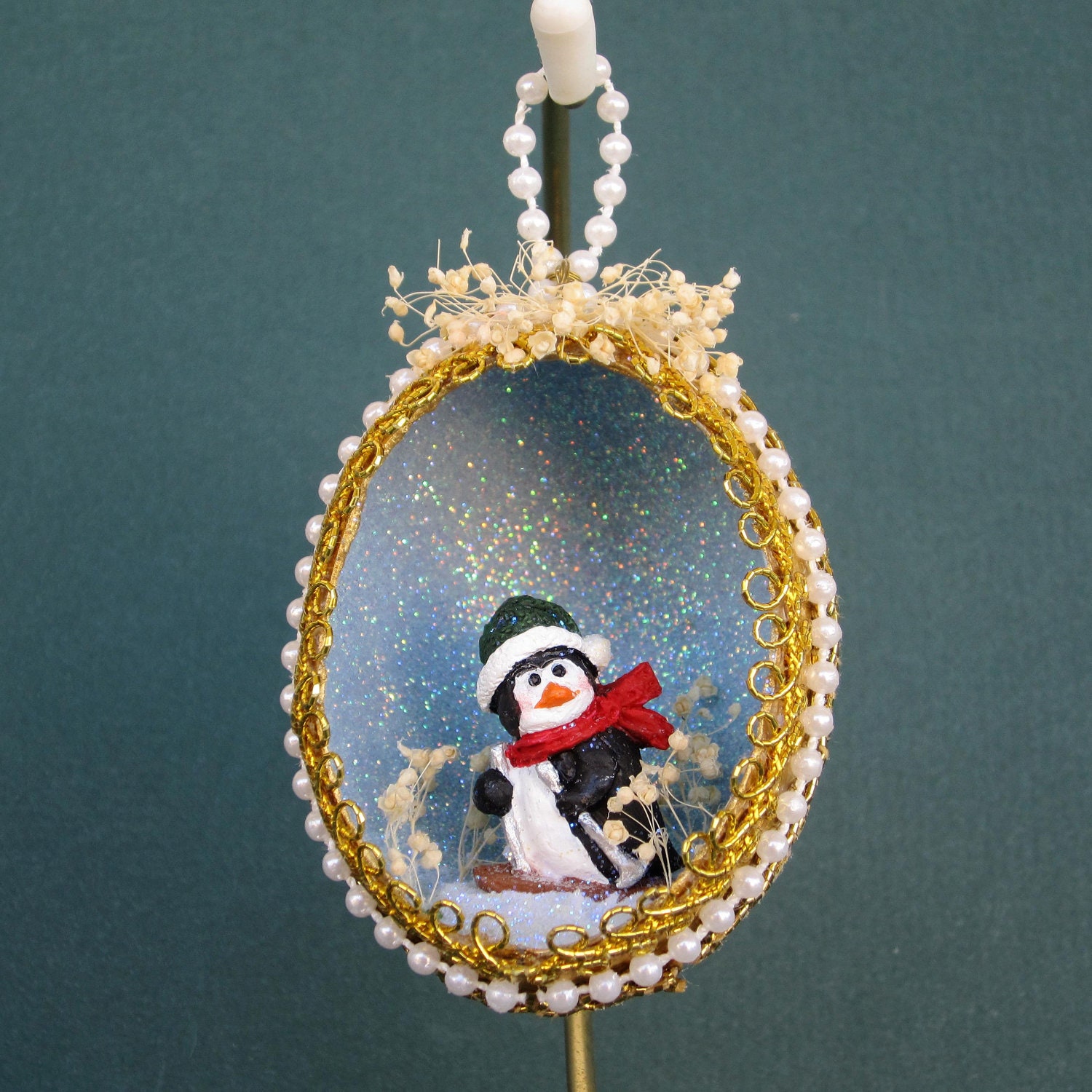 penguin christmas egg ornament by sanquicreations on etsy penguin christmas egg ornament by sanquicreations on etsy