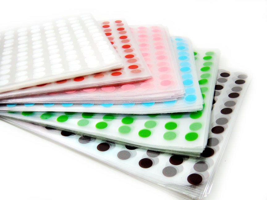 Destach LAST SET of Polka Dot Flat Cello Bags - 5x8 - Set of 15 - Red - Gift Bags, Favor Bags, Candy Bags and more