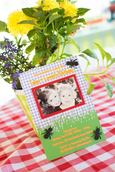 INVITATION, Picnic (Photo) - Ready Made Il_570xn