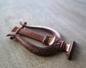 Vintage Copper Harp, nice detail
