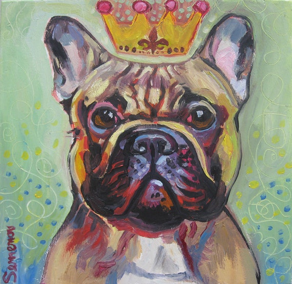 I Will Paint Your French Bulldog - SALE - genasemenov
