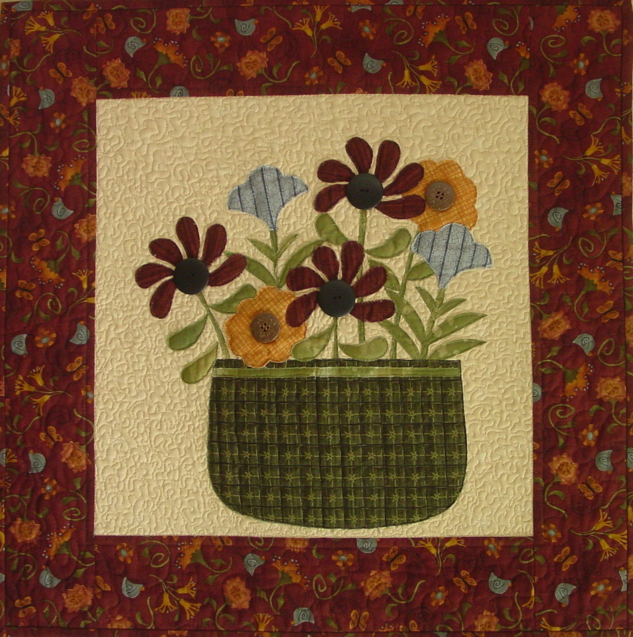 Items similar to Basket 'n Blooms Quilt Kit and Pattern on Etsy