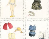Paper Doll set Le Carrousel designs exclusive
