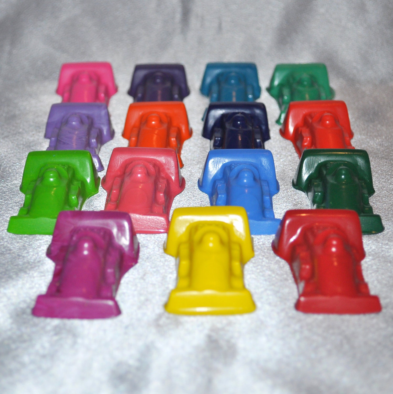 Recycled Crayons Fast Race Car Shaped Total of 15. Il_570xn