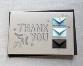 Thank You - Tiny Envelopes Card with Custom Messages