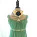 Romantic mori girl dress, forest girl sundress, womens clothing, braided, ruffle, womens clothing, upcycled