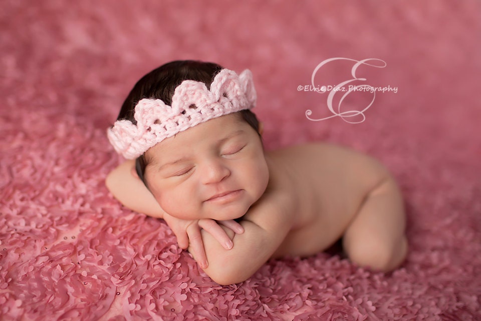 Baby Crown - Newborn Size - Photography Prop - Choose your Color