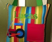 Personalized Train Tooth Fairy Pillow