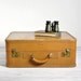 Vintage Leather Suitcase / Vintage Luggage