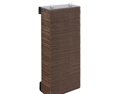 Modern Wall-hanging Cardboard Cat Scratcher - Brushed Steel