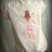 Whimsical Fairy Tee with Wings - Flower Fairy Veronica with Appliqued Irridescent Wings on Back for Girls