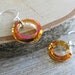 Swarovski crystal earrings and sterling silver Crystal Astral Pink earrings