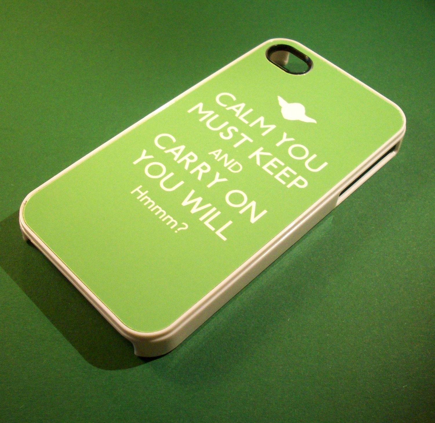 Star Wars Yoda inspired Keep Calm iPhone 4 / 4S case