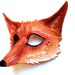 Red Fox "Vulpes Vulpes" - MADE TO ORDER leather mask