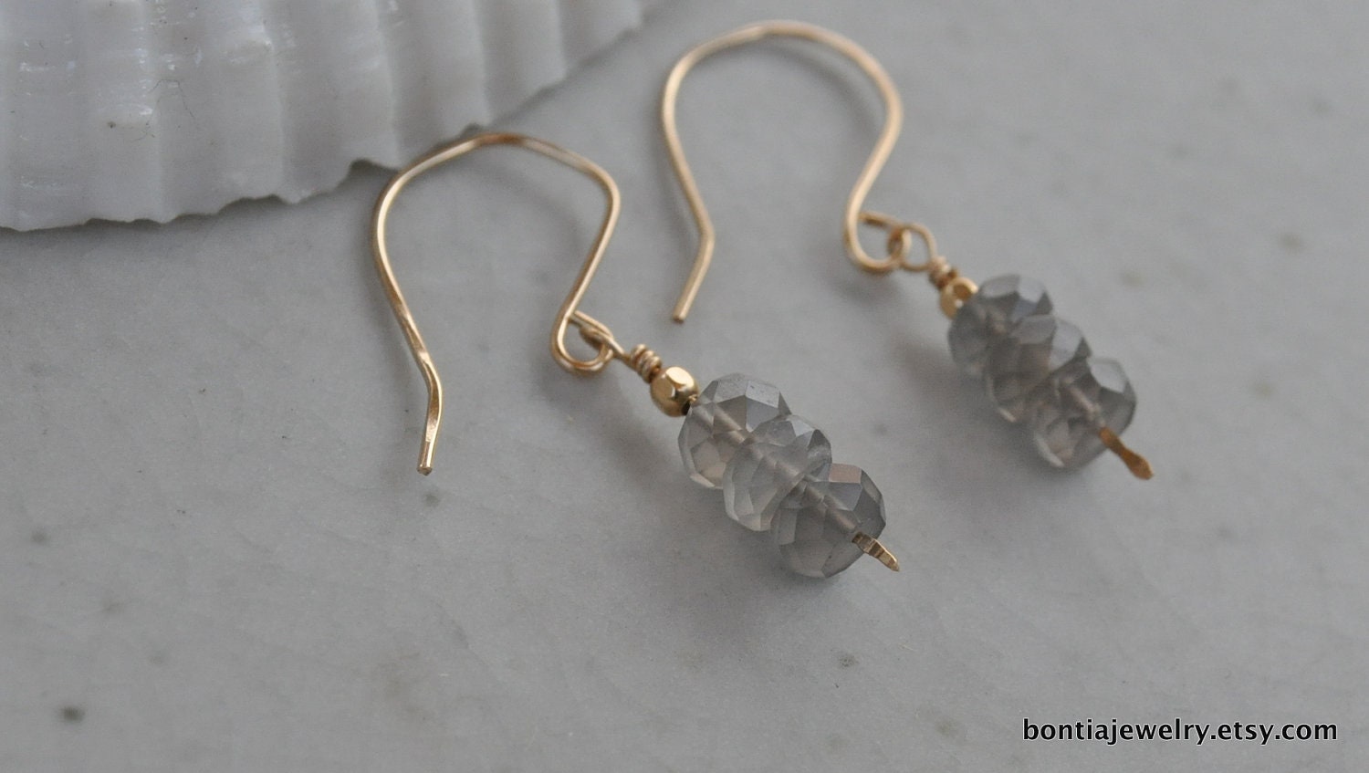 Rock Graffiti - Moonstones & 14kt Gold Filled