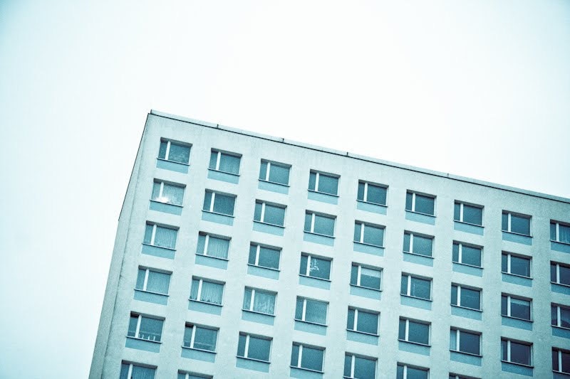 Windows in blue point of view / photograph / fine art print / by Kitoki - 8x12