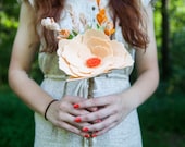 The Dreamy Christina - Felt Bouquet - Alternative Bouquet - Wedding - Flower Girl - Bridesmaid -