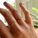 5 I'm Hammered Gold Stacking Rings - Set of Five 14K Gold Filled Wavy Stacking Rings