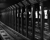 59th Street Subway Station No. 2 8x10 Black & White Film Print