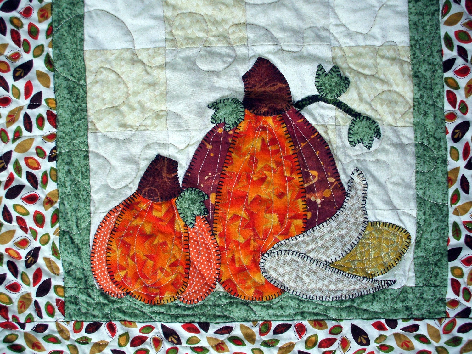 Table Runner - Fall Pumpkins, 16.5" X 33"