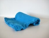 Swaddling Blanket Cotton Gauze Stretch Turquoise Boy or Girl Great Shower Gift Idea