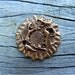 Ancient Bronze Tree Heart Talisman - Mini Handmade Bronze Connector