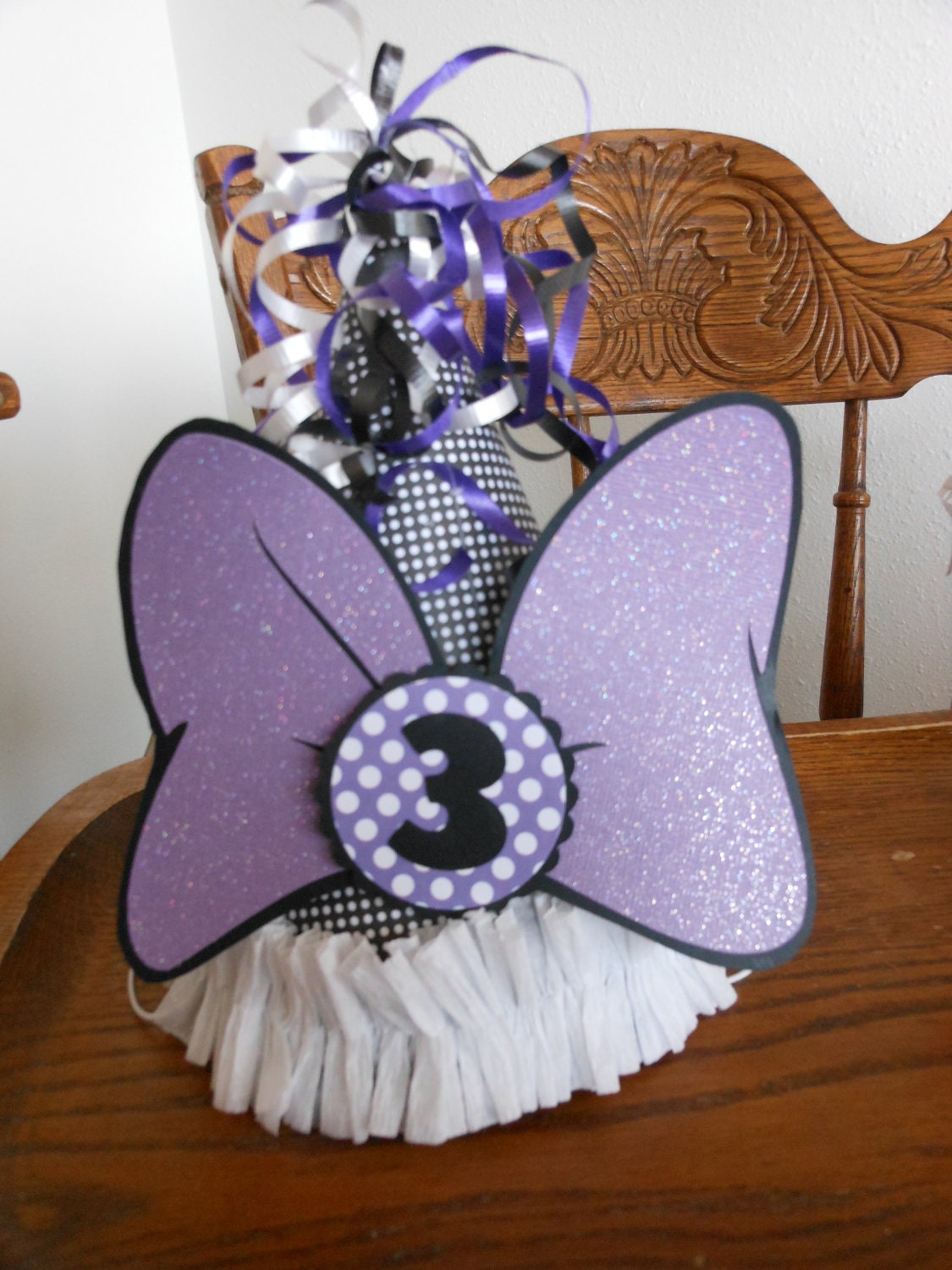 1st  Birthday Petite Party Package - Minnie Mouse Purple