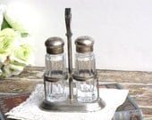 Silver Crystal Salt And Pepper Set