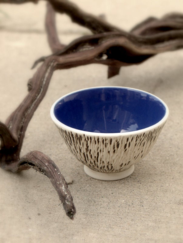 Seascape - a small carved bowl.