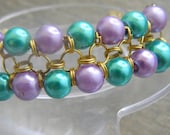 Easter Bauble Chain Weave Bracelet
