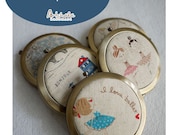 PDF Tutorial . Fabric Compact Mirror . Step by Step . Everyone Can Do