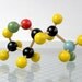 Vintage Molecular Model, Chemistry, Scientific, Atomic, Multicolored
