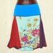 floral tee shirt skirt