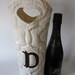 CHAMPAGNE Bottle Gift Bag / Personalized Monogramed/Gift Item Idea