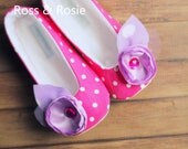 Doc McStuffins Inspired Handmade Baby Toddler & Girls Soft Soled Shoes Ballet Flats