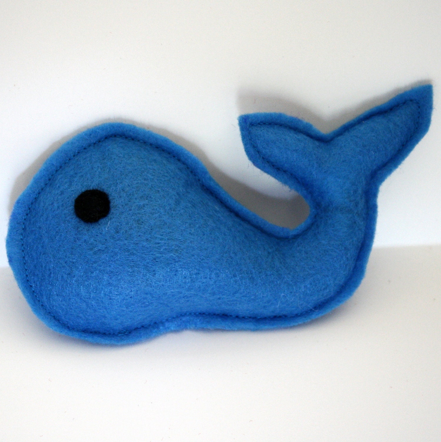 A Whale of A Catnip Toy felt cat toy