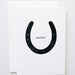 Good Luck - Single Letterpress Note Card
