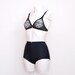 Black bra triangle lace cups dead stock Vintage