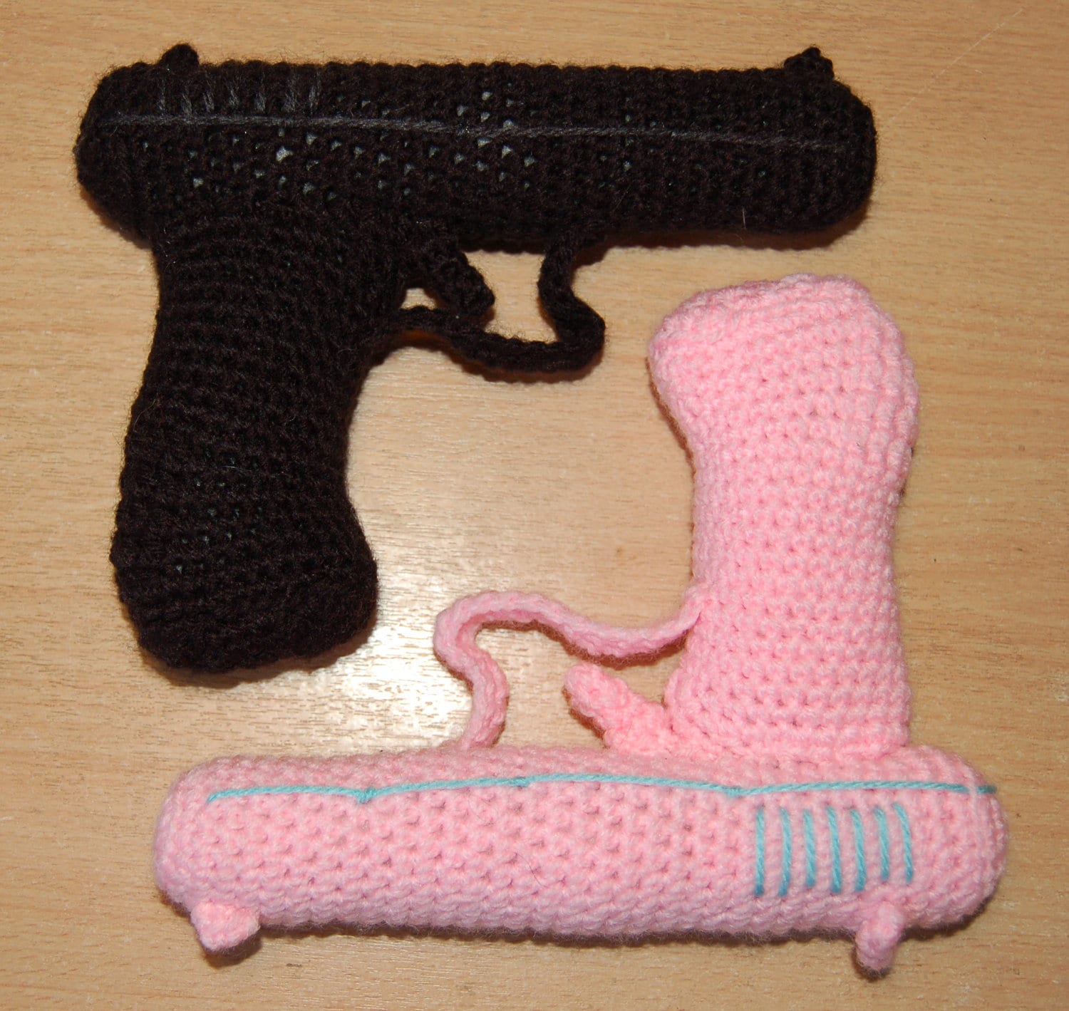 Glock Gun Amigurumi / Crochet Pattern by RuthNorbury on Etsy